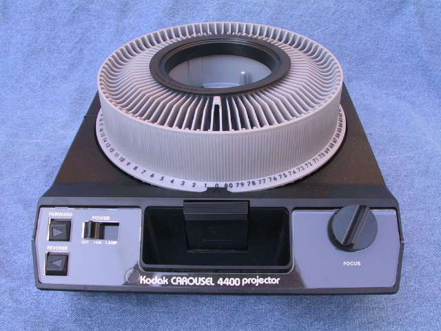 Kodak 4400 Slide Projector - KX Camera Kodak Slide Projectors Since 1980 - 1732-1/2 Grand Ave. Santa Barbara, CA 93103 805-963-5625