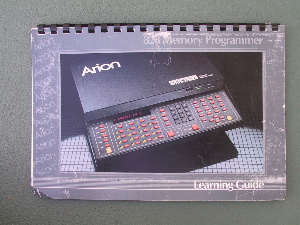 Arion 828 U Omni Mate Dissolve Unit Learning Guide - KX Camera Kodak Slide Projectors Since 1980 - 1732-1/2 Grand Ave. Santa Barbara, CA 93103 805-963-5625 