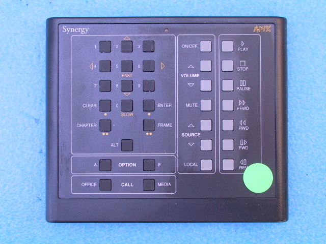 AMX Synergy Media Remote Control TXC-CT5 - KX Camera Kodak Slide Projectors Since 1980 - 1732-1/2 Grand Ave. Santa Barbara, CA 93103 805-963-5625 