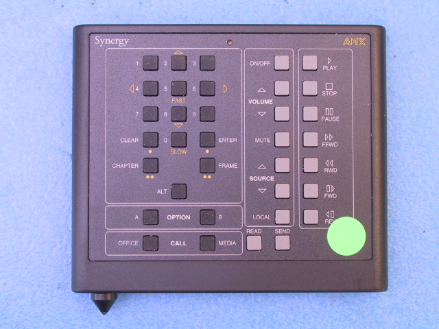 AMX Synergy Media Remote Control TXC-CTB - KX Camera Kodak Slide Projectors Since 1980 - 1732-1/2 Grand Ave. Santa Barbara, CA 93103 805-963-5625 