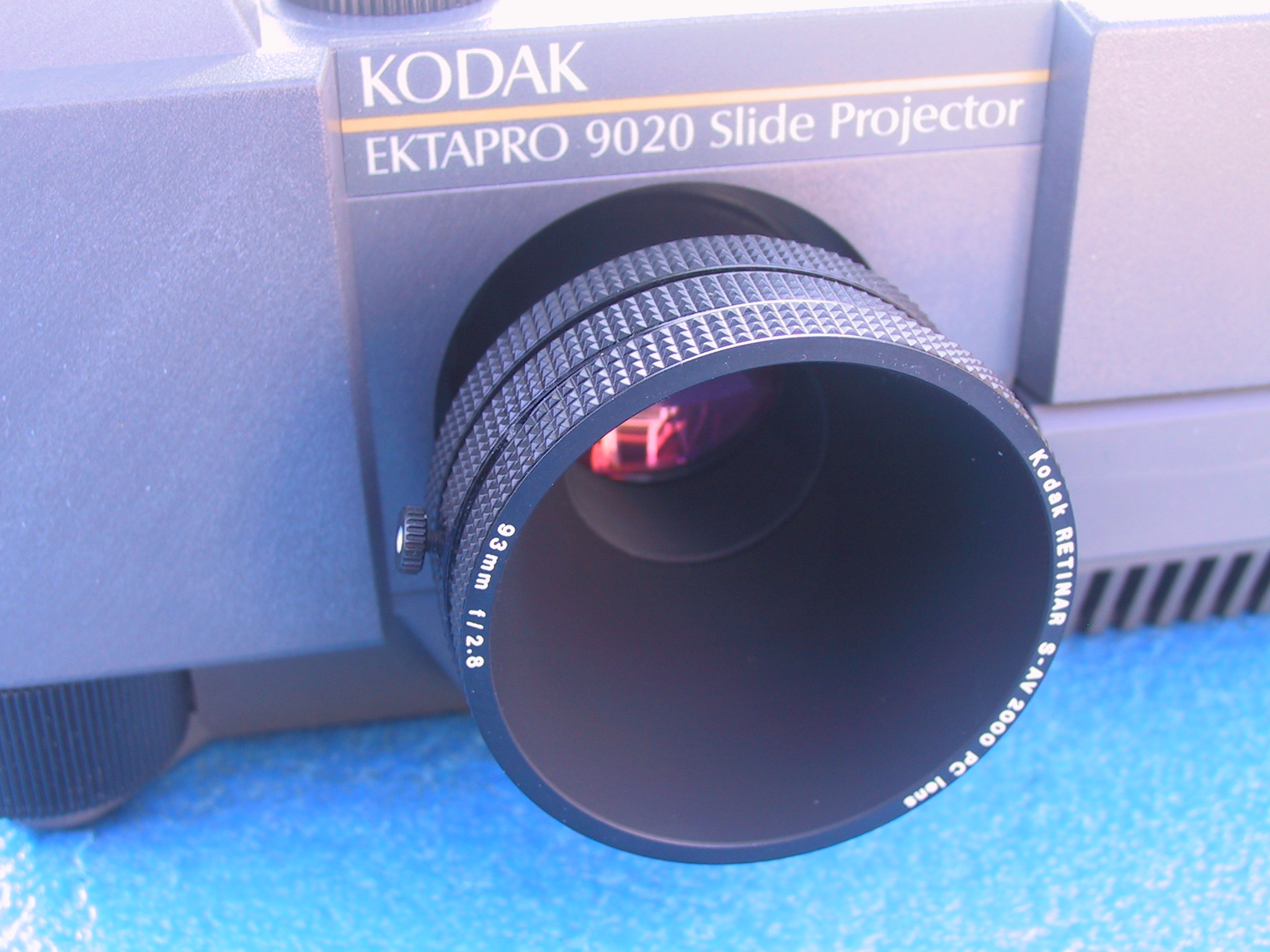Kodak 93mm 2.8 PC Retinar S-AV Lens - KX Camera Kodak Slide Projectors Since 1980 - 1732-1/2 Grand Ave. Santa Barbara, CA 93103 805-963-5625 