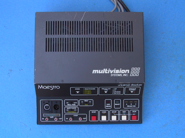 Multivision Maestro Dissolve Unit - KX Camera Kodak Slide Projectors Since 1980 - 1732-1/2 Grand Ave. Santa Barbara, CA 93103 805-963-5625 