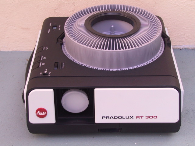 Leitz RT-300 Slide Projector - KX Camera Kodak Slide Projectors Since 1980 - 1732-1/2 Grand Ave. Santa Barbara, CA 93103 805-963-5625
