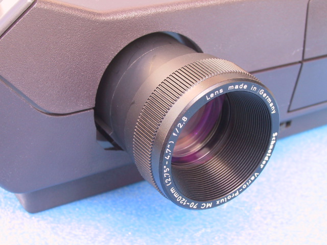 Schneider Vario Prolux 70-120mm/2.8 Lens - KX Camera Kodak Slide Projectors Since 1980 - 1732-1/2 Grand Ave. Santa Barbara, CA 93103 805-963-5625 