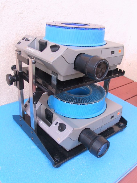 Chief 2 Slide Projector Stand - KX Camera Kodak Slide Projectors Since 1980 - 1732-1/2 Grand Ave. Santa Barbara, CA 93103 805-963-5625 
