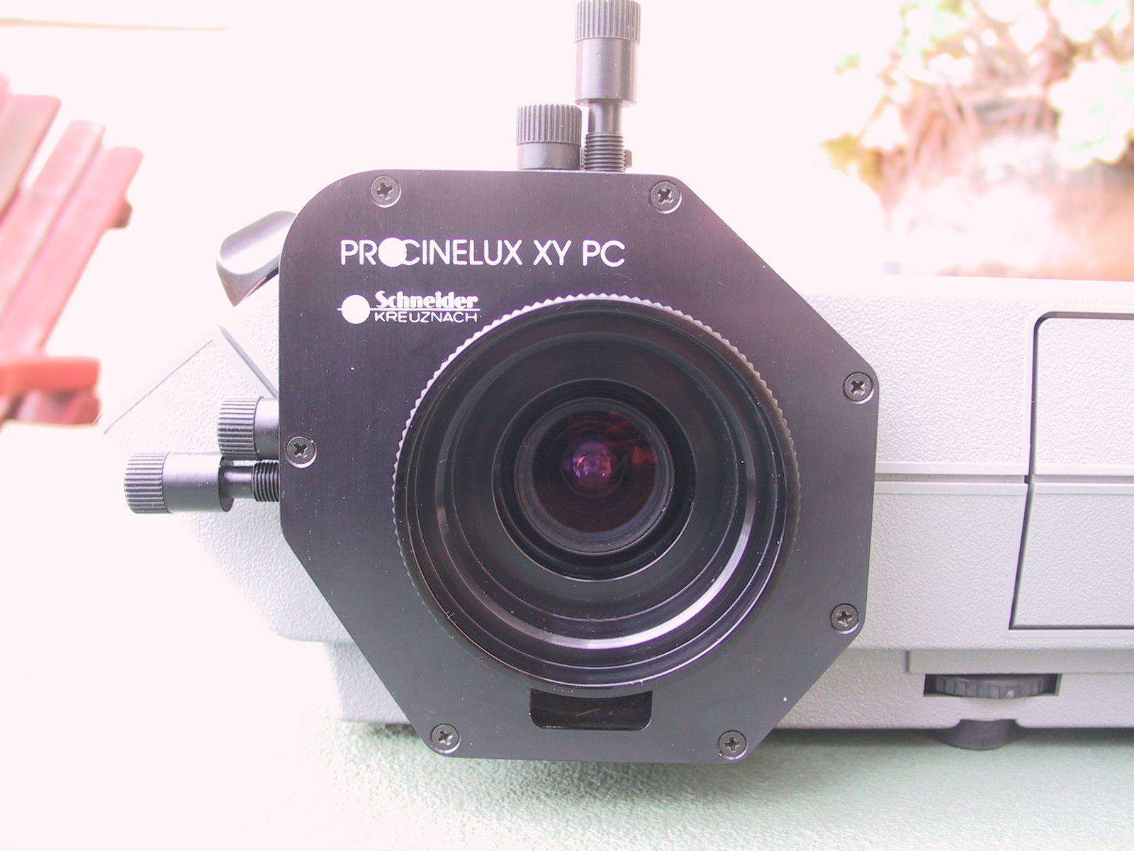 Schneider 35mm/2.8 PC Cinelux AV MC Projection Lens - KX Camera Kodak Slide Projectors Since 1980 - 1732-1/2 Grand Ave. Santa Barbara, CA 93103 805-963-5625