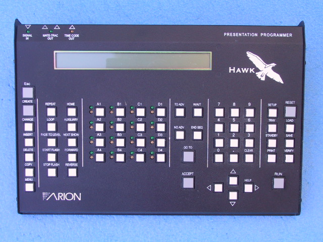 Arion Hawk Presentation Programmer - KX Camera Kodak Slide Projectors Since 1980 - 1732-1/2 Grand Ave. Santa Barbara, CA 93103 805-963-5625 