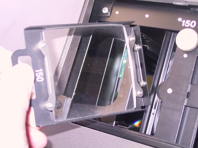 Condenser Condensor Glass Insert for Hasselblad PCP-80 Slide Projector - KX Camera Kodak Slide Projectors Since 1980 - 1732-1/2 Grand Ave. Santa Barbara, CA 93103 805-963-5625 